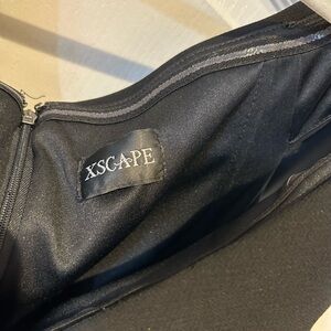 XSCAPE Black Formal Off the Shoulder Dress 16W